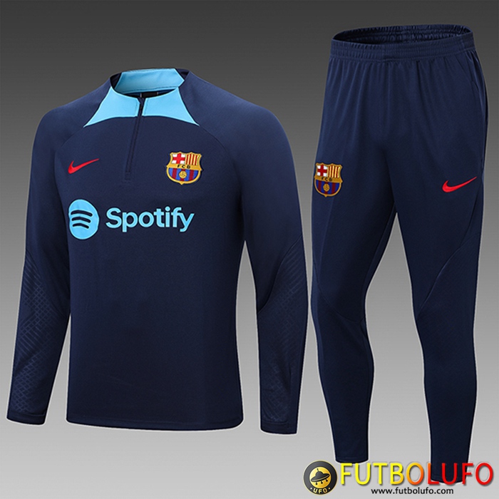 Chandal Equipos De Futbol FC Barcelona Enfant Azul marino 2022/2023