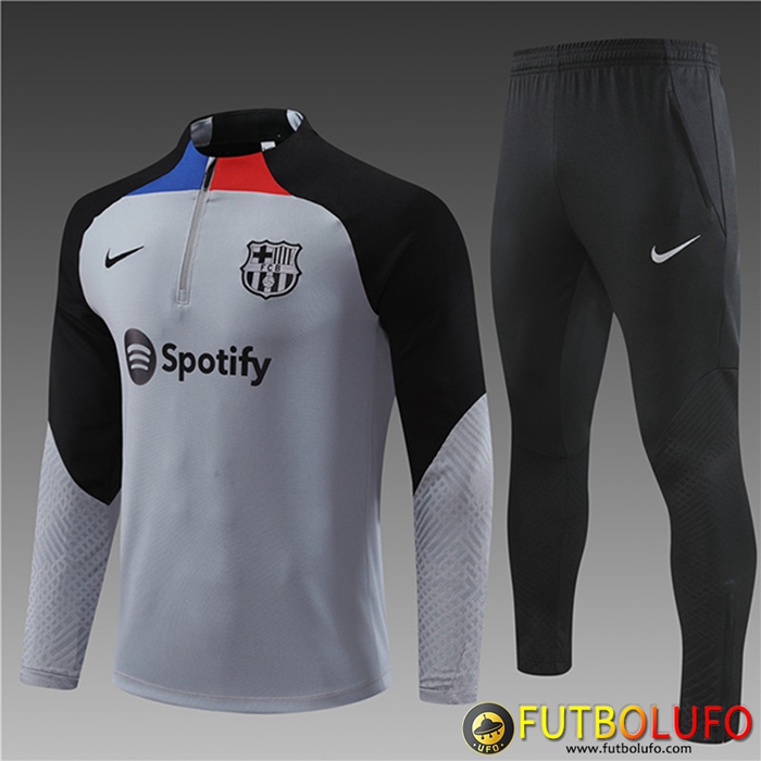 Chandal Equipos De Futbol FC Barcelona Enfant Gris 2022/2023
