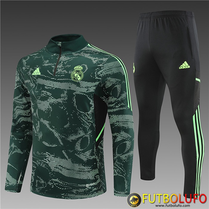 Chandal Equipos De Futbol Real Madrid Enfant color camuflaje 2022/2023