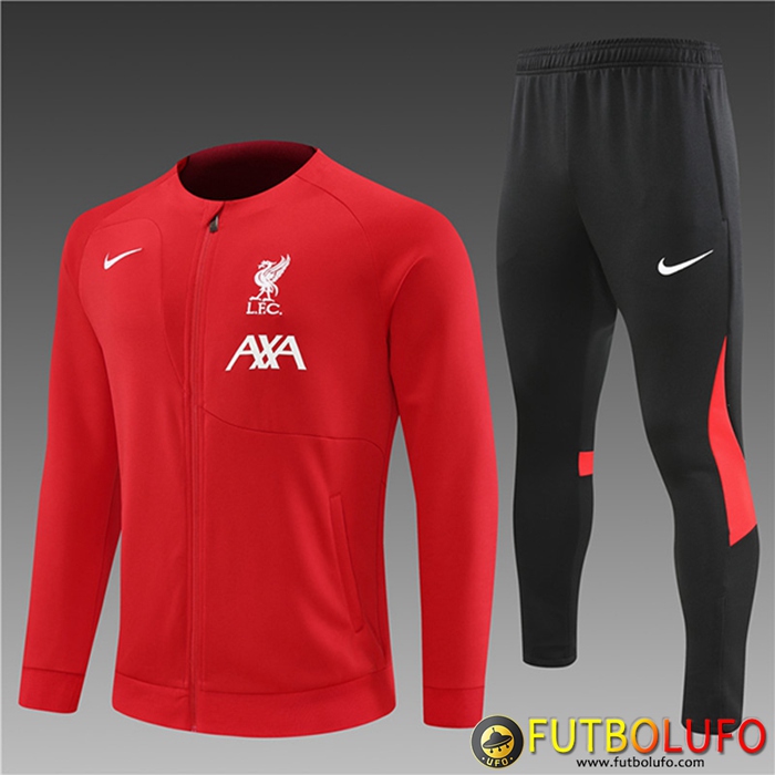 Chandal Equipos De Futbol - Chaqueta FC Liverpool Enfant Rojo 2022/2023