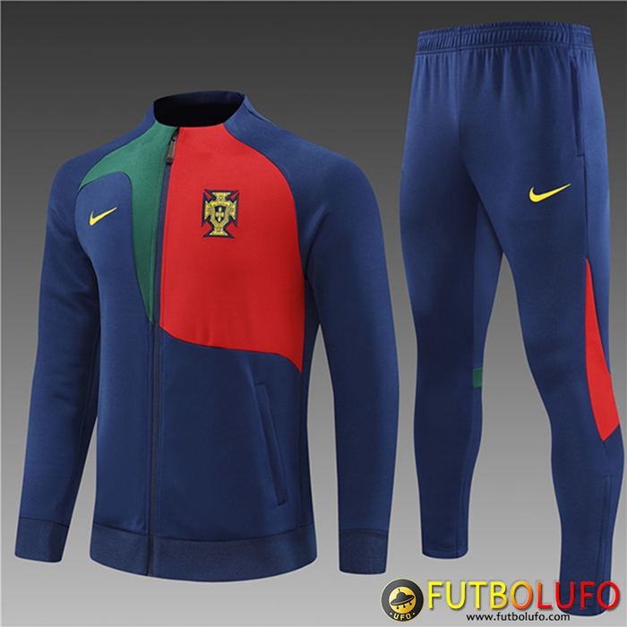 Chandal Equipos De Futbol - Chaqueta Portugal Enfant Azul marino 2022/2023