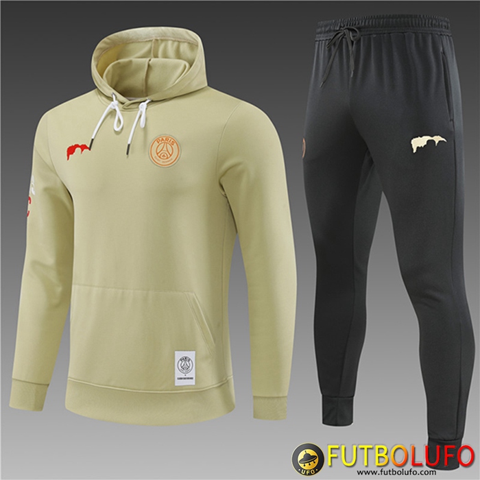 Chaqueta Con Capucha Chandal PSG Enfant Beige 2022/2023