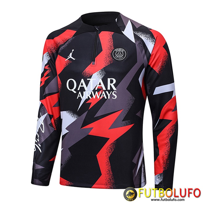 Sudadera De Entrenamiento Jordan PSG Rojo/Gris 2022/2023
