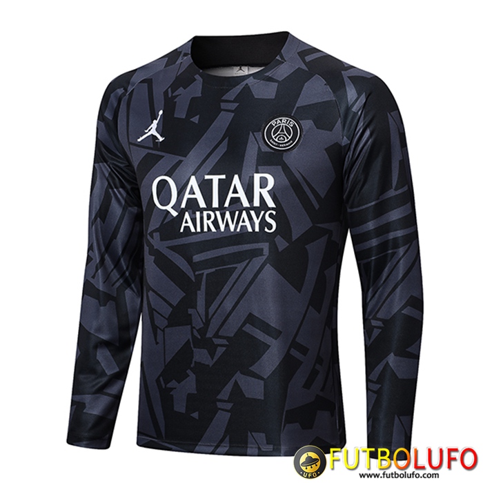 Sudadera De Entrenamiento Jordan PSG Gris Oscuro 2022/2023