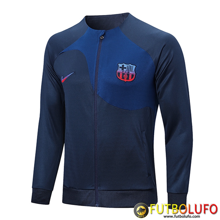 Chaquetas Futbol FC Barcelona Azul marino 2022/2023