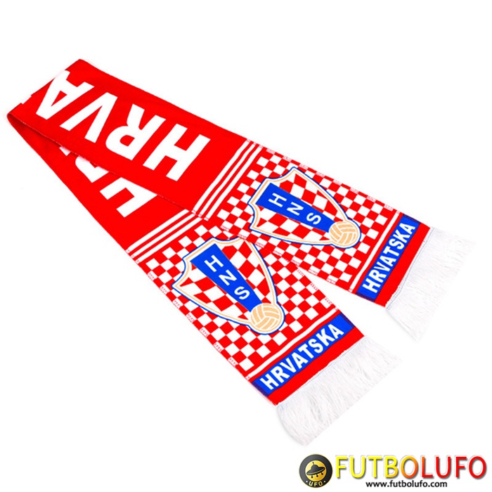 Nueva pañuelos Copa Del Mundo 2022 Croacia Rojo/Blanco