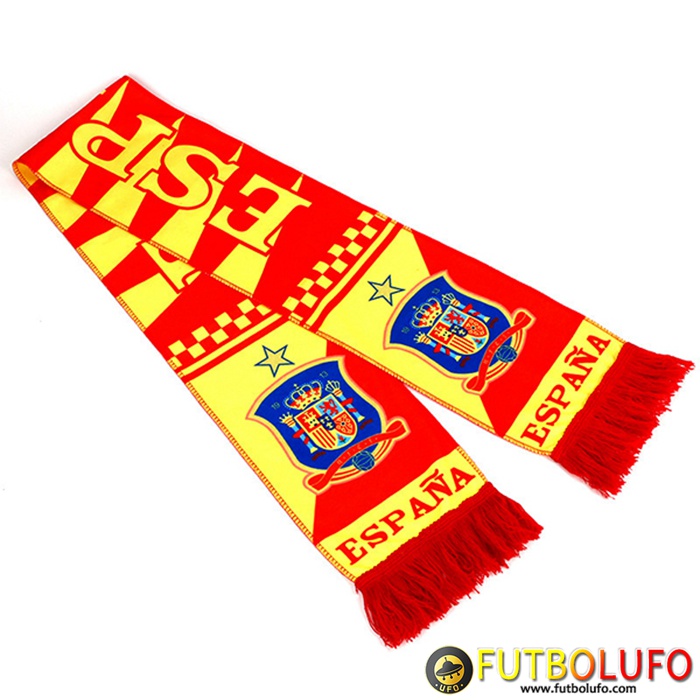 Nueva pañuelos Copa Del Mundo 2022 España Rojo/Amarillo