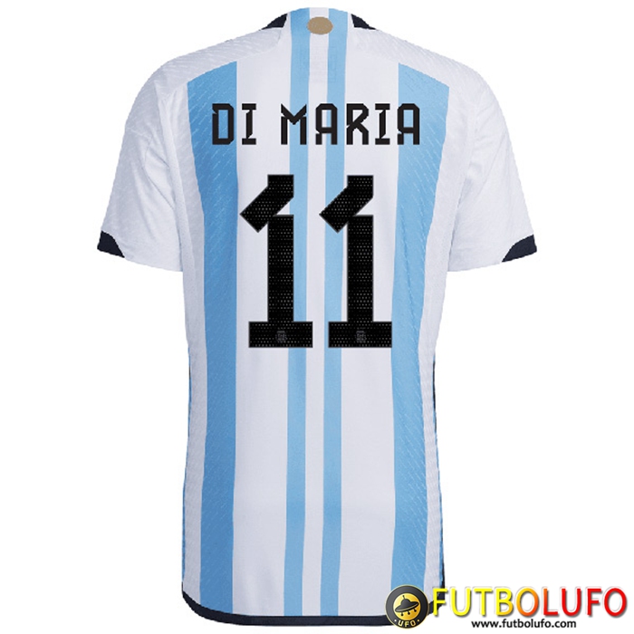 Camisetas De Futbol Argentina (DI MARIA #11) Copa Del Mundo 2022 Primera