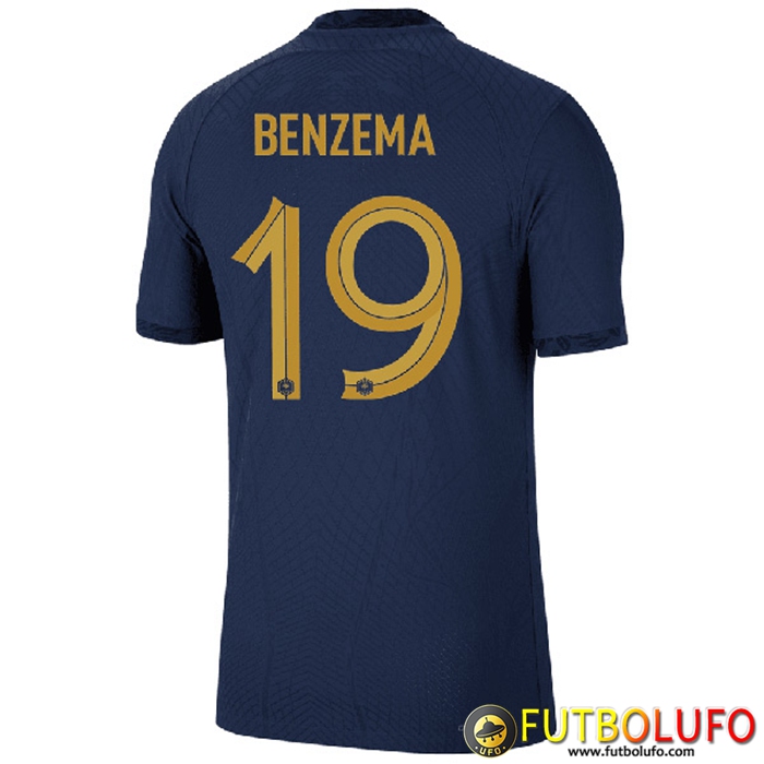 Camisetas De Futbol Francia (BENZEMA #19) Copa Del Mundo 2022 Primera