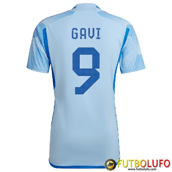 Camisetas De Futbol España (GAVI #9) Copa Del Mundo 2022 Segunda