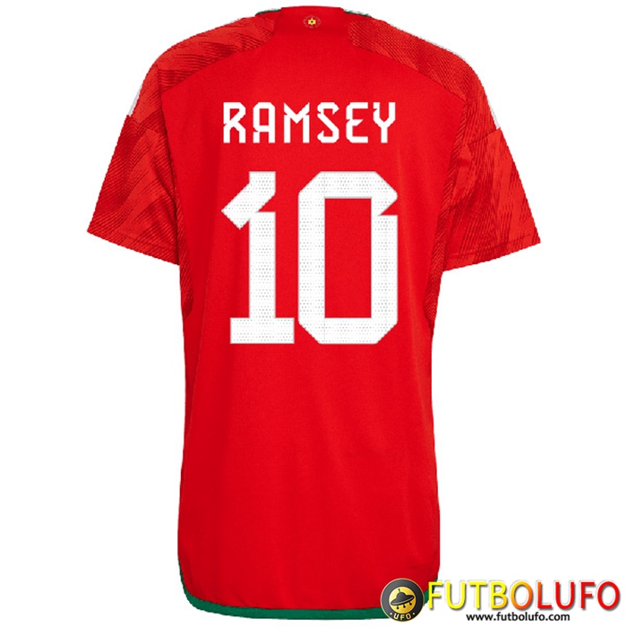 Camisetas De Futbol Gales (RAMSEY #10) Copa Del Mundo 2022 Primera