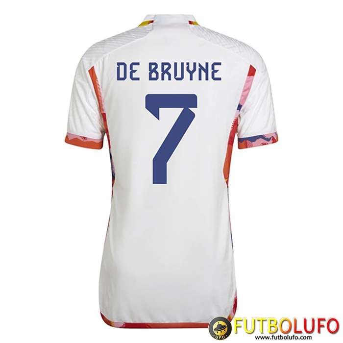 Camisetas De Futbol Bélgica (DE BRUYNE #7) Copa Del Mundo 2022 Segunda