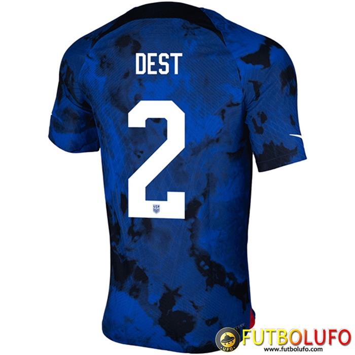 Camisetas De Futbol Estados Unidos (DEST #2) Copa Del Mundo 2022 Segunda