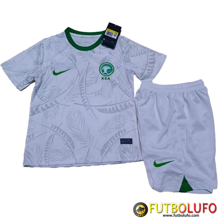 Nueva Camisetas De Futbol Arabia Saudita Ninos Primera 2022/2023