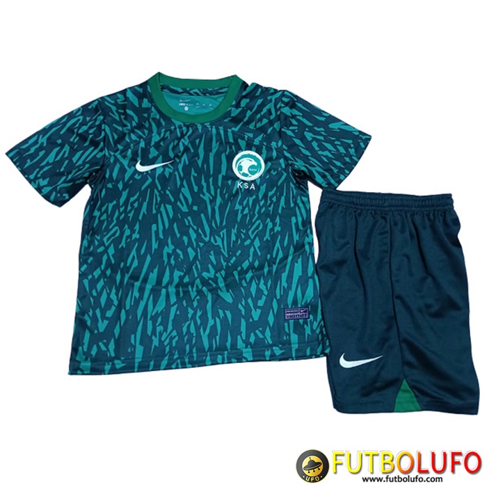 Nueva Camisetas De Futbol Arabia Saudita Ninos Segunda 2022/2023