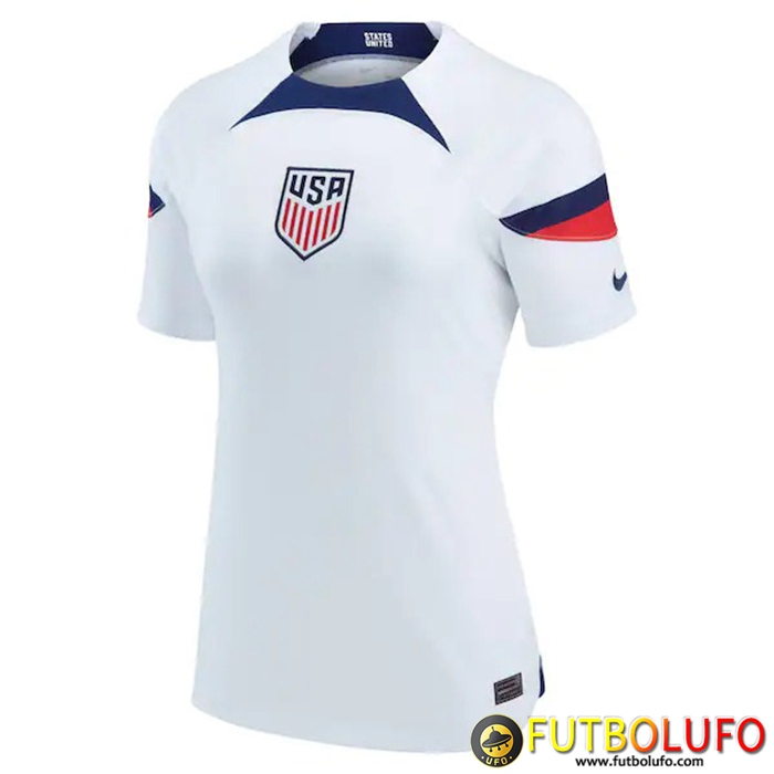 Camisetas De Futbol Estados Unidos Mujer Primera 2022/2023