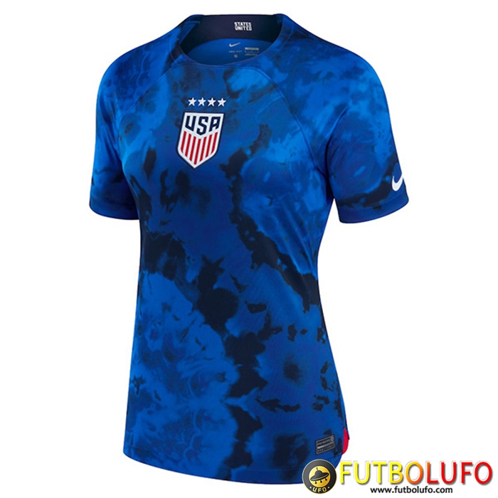 Camisetas De Futbol Estados Unidos Mujer Segunda 2022/2023