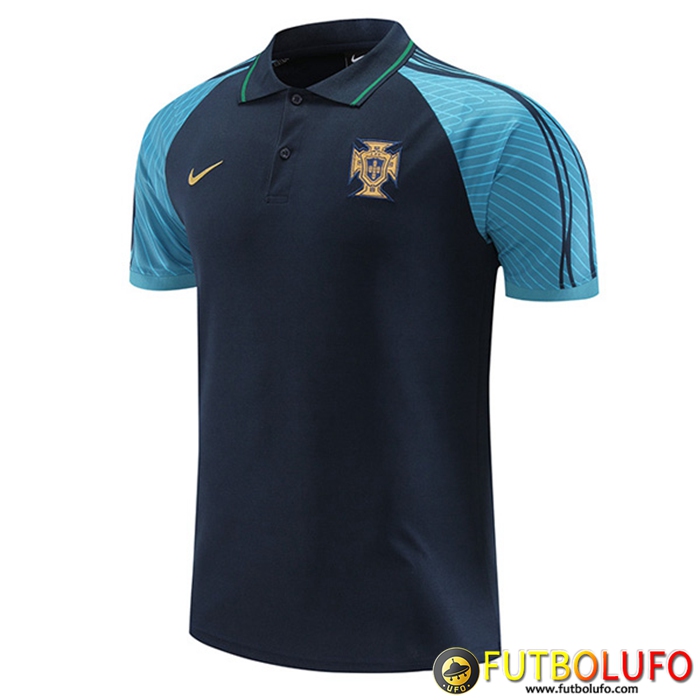 Camiseta Polo Portugal Azul Marine 2022/2023 -02