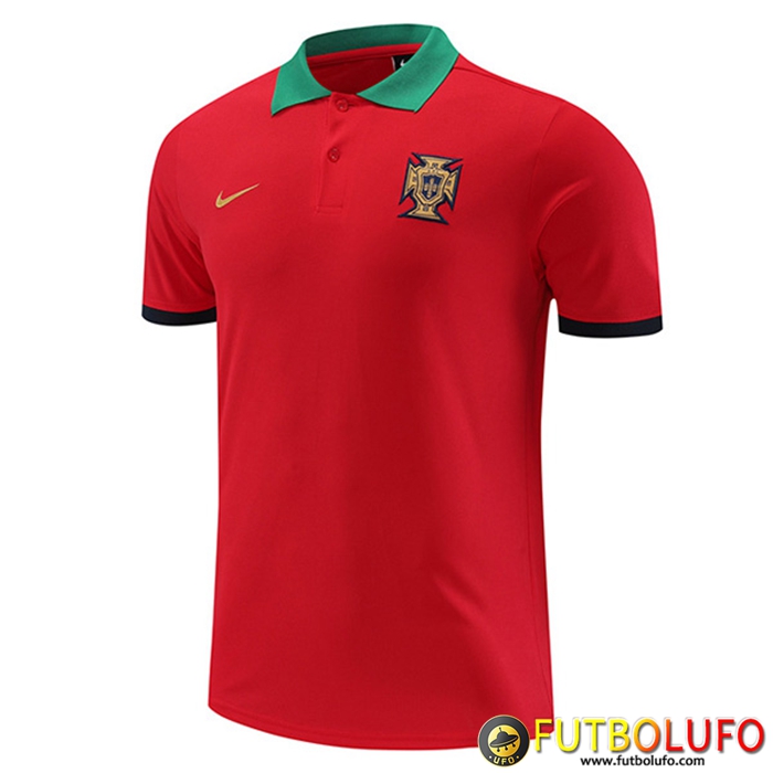 Camiseta Polo Portugal Rojo 2022/2023 -02