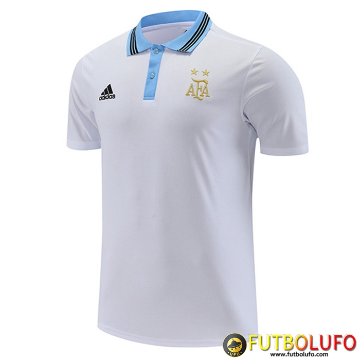 Camiseta Polo Argentin Blanco 2022/2023
