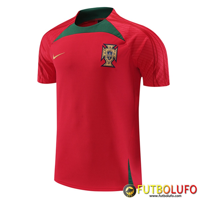 Camiseta Entrenamiento Nike Portugal Rojo 2022/2023