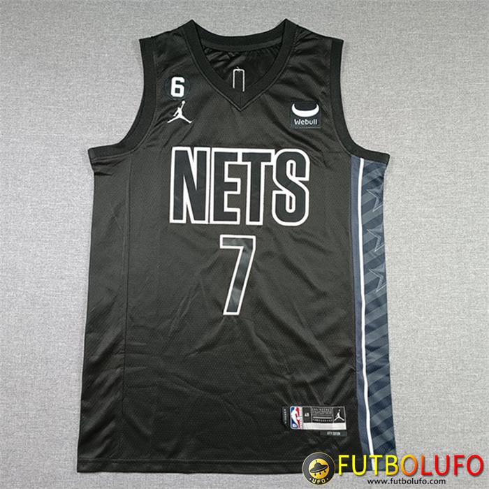 Camisetas Brooklyn Nets (TATUM #7) 2022/23 Negro