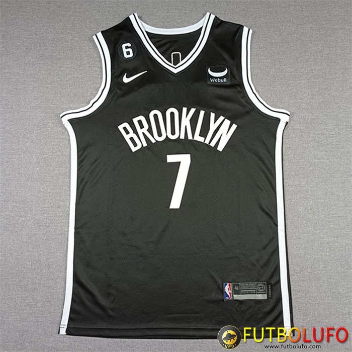 Camisetas Brooklyn Nets (TATUM #7) 2022/23 Negro
