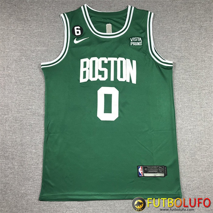 Camisetas Boston Celtics (TATUM #0) 2022/23 Verde