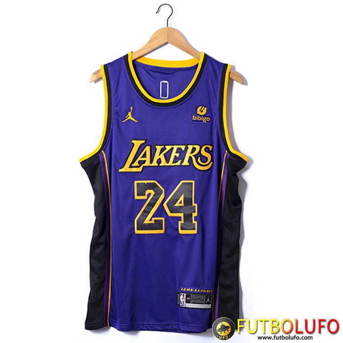 Camisetas Los Angeles Lakers (KOBE #24) 2022/23 Violeta