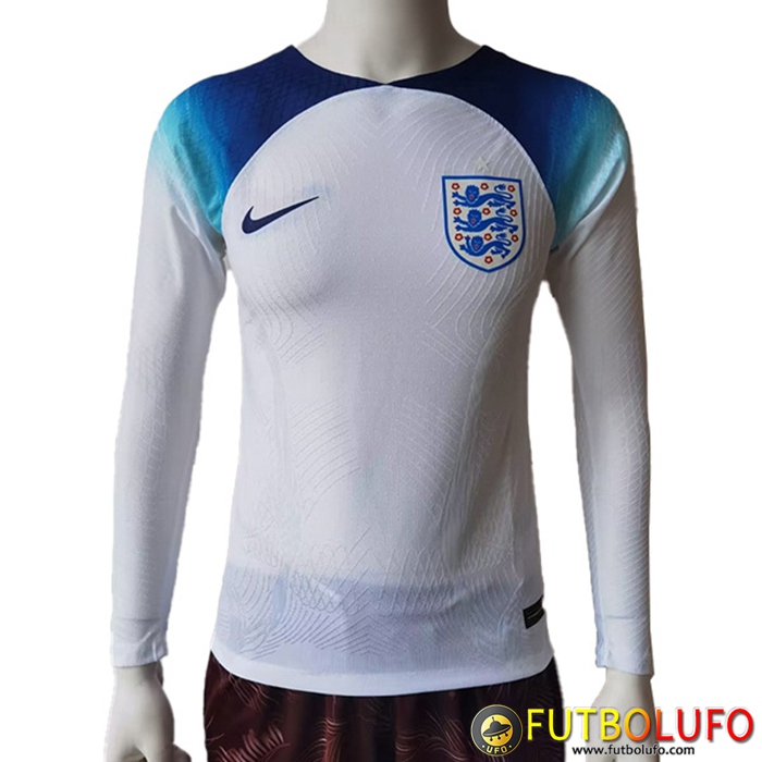 Nueva Camiseta Equipo Nacional Inglaterra Primera Manga Larga 2022/2023