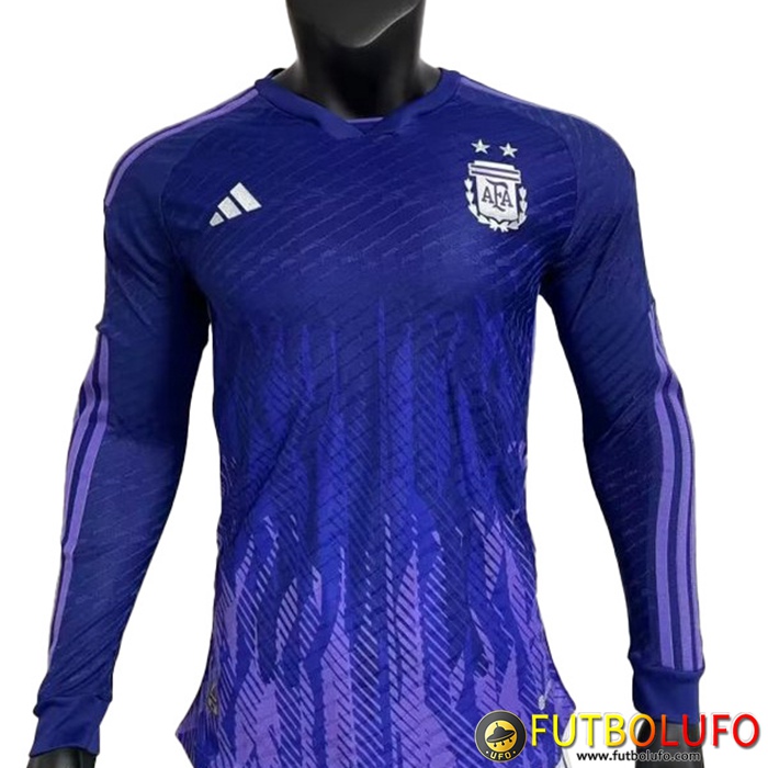 Nueva Camiseta Equipo Nacional Argentina Segunda Manga Larga 2022/2023