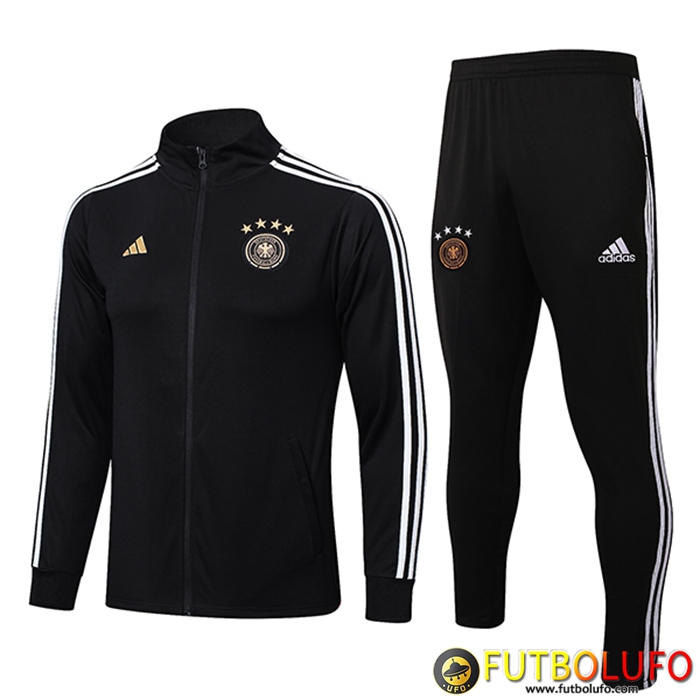 Chandal Equipos De Futbol - Chaqueta Alemania Negro 2022/2023