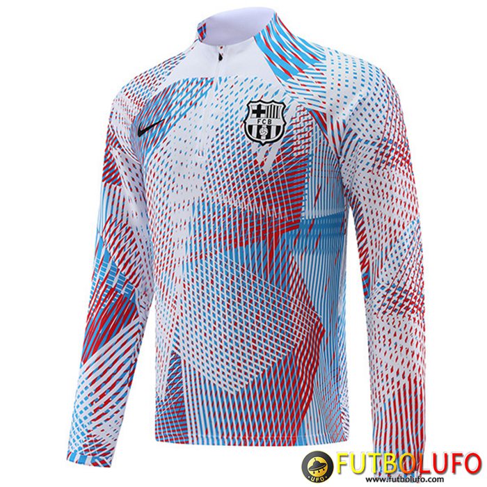 Sudadera De Entrenamiento FC Barcelona Azul/Rojo 2022/2023