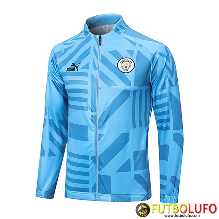 Chaquetas Futbol Manchester City Azul Claro 2022/2023