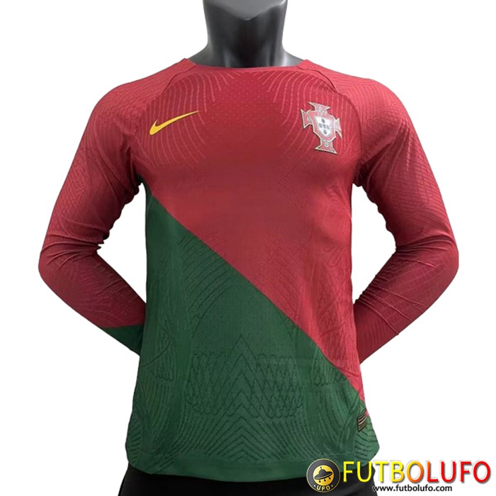 Camisetas De Futbol Portugal Primera Manga Larga Copa Del Mundo 2022