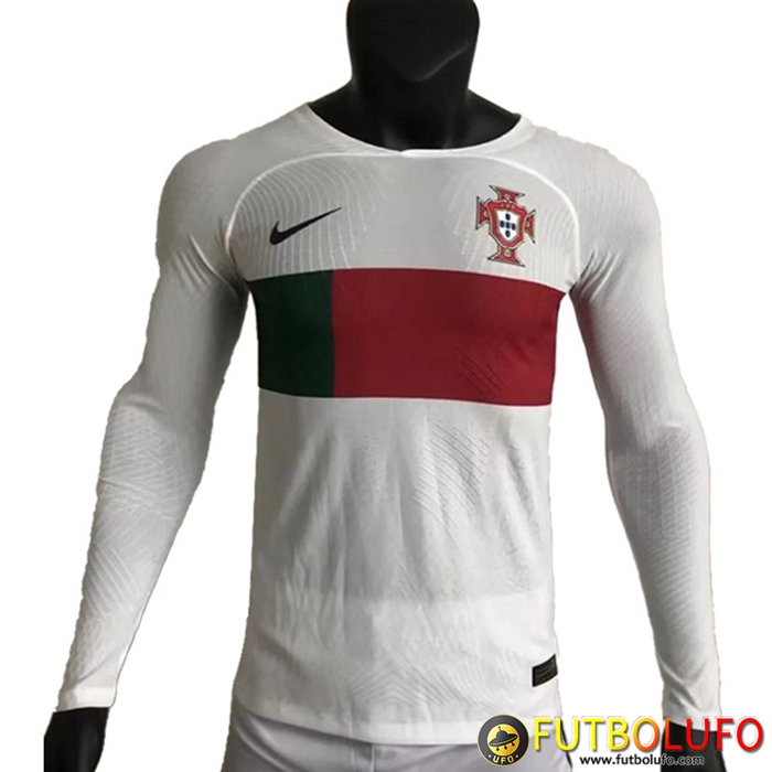 Camisetas De Futbol Portugal Segunda Manga Larga Copa Del Mundo 2022
