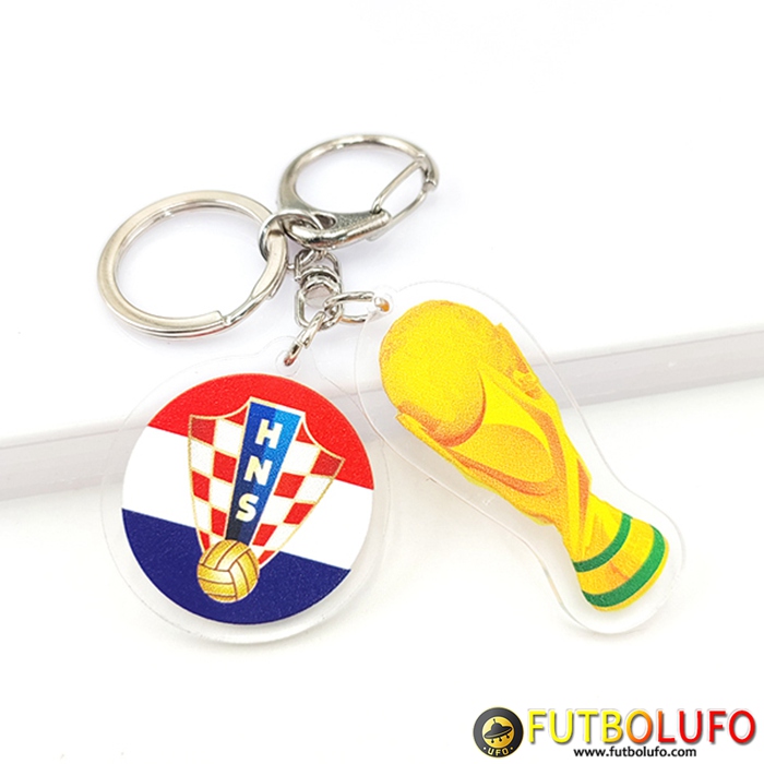 Nueva Titular de la clave Arrondir Copa Del Mundo 2022 + Croacia Rojo/Blanco/Azul
