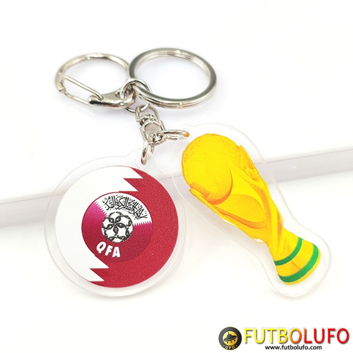 Nueva Titular de la clave Arrondir Copa Del Mundo 2022 + Qatar Blanco/Marrón