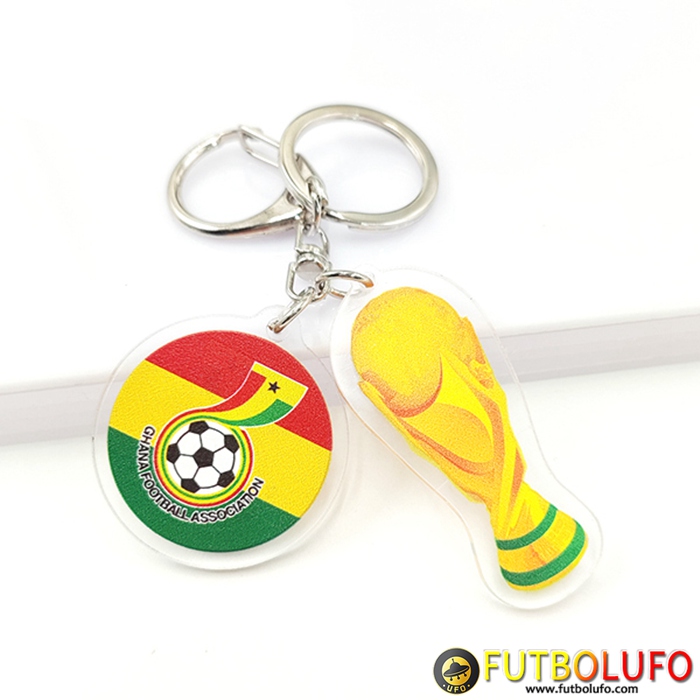 Nueva Titular de la clave Arrondir Copa Del Mundo 2022 + Ghana Rojo/Amarillo/Verde