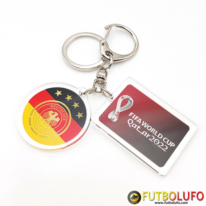 Nouvelle Titular de la clave Copa Del Mundo 2022 Alemania Negro/Rojo/Amarillo