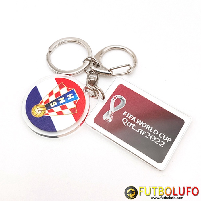 Nouvelle Titular de la clave Copa Del Mundo 2022 Croacia Rojo/Blanco/Azul