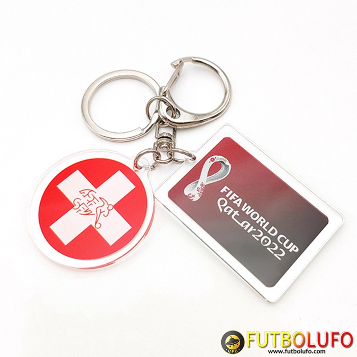 Nouvelle Titular de la clave Copa Del Mundo 2022 Suiza Rojo/Blanco