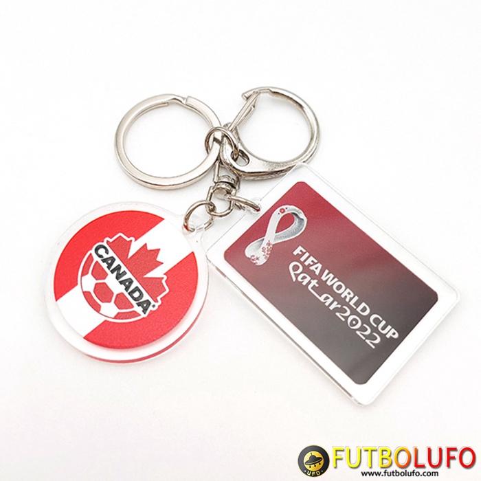 Nouvelle Titular de la clave Copa Del Mundo 2022 Canada Blanco/Rojo