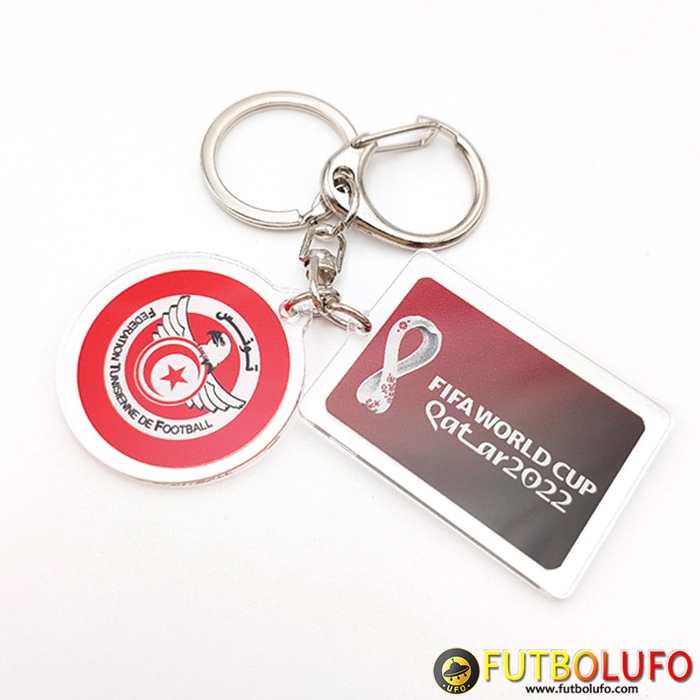 Nouvelle Titular de la clave Copa Del Mundo 2022 Túnez Rojo/Blanco