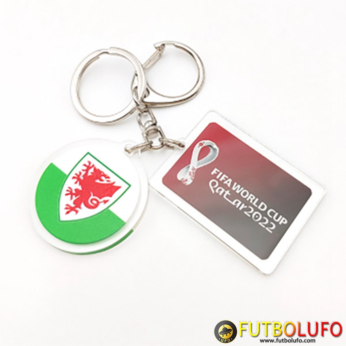 Nouvelle Titular de la clave Copa Del Mundo 2022 Gales Verde/Blanco/Rojo