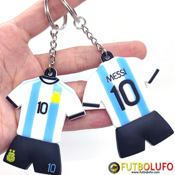 Nouvelle Titular de la clave Copa Del Mundo 2022 Argentin (MESSI) Azul Claro