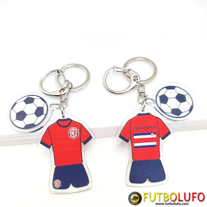 Nueva Titular de la clave futbol Copa Del Mundo 2022 Costa Rica Rojo/Azul