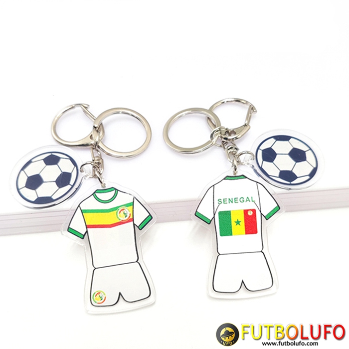 Nueva Titular de la clave futbol Copa Del Mundo 2022 Senegal Blanco