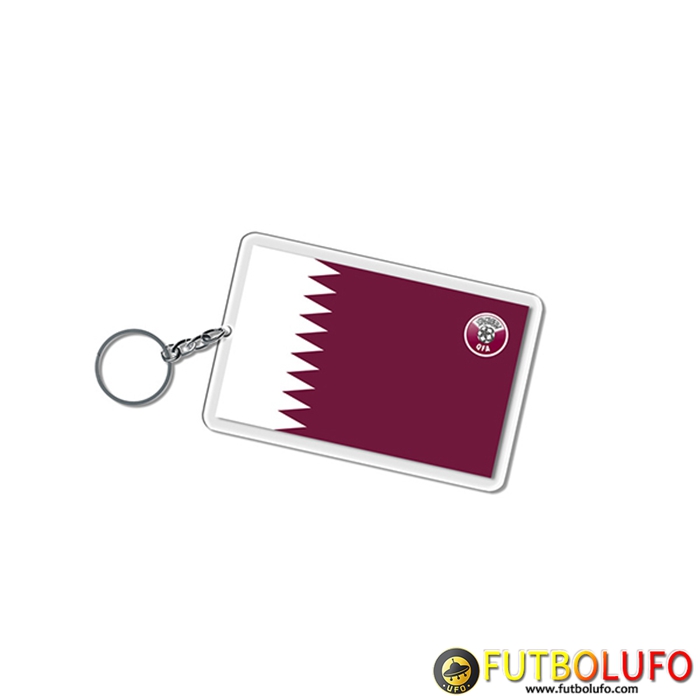 Nueva Titular de la clave Carré Copa Del Mundo 2022 Qatar Blanco/Marrón