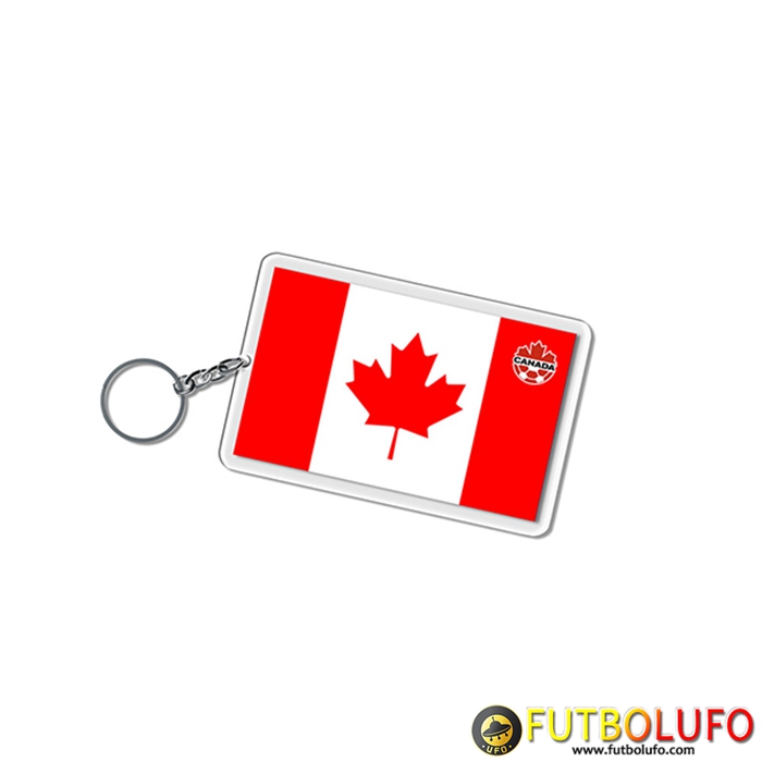 Nueva Titular de la clave Carré Copa Del Mundo 2022 Canada Blanco/Rojo